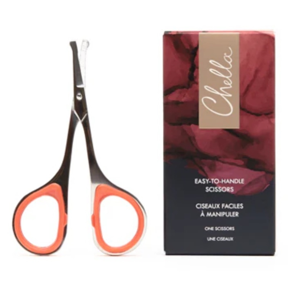 Chella Easy-to-Handle eyebrow grooming scissors